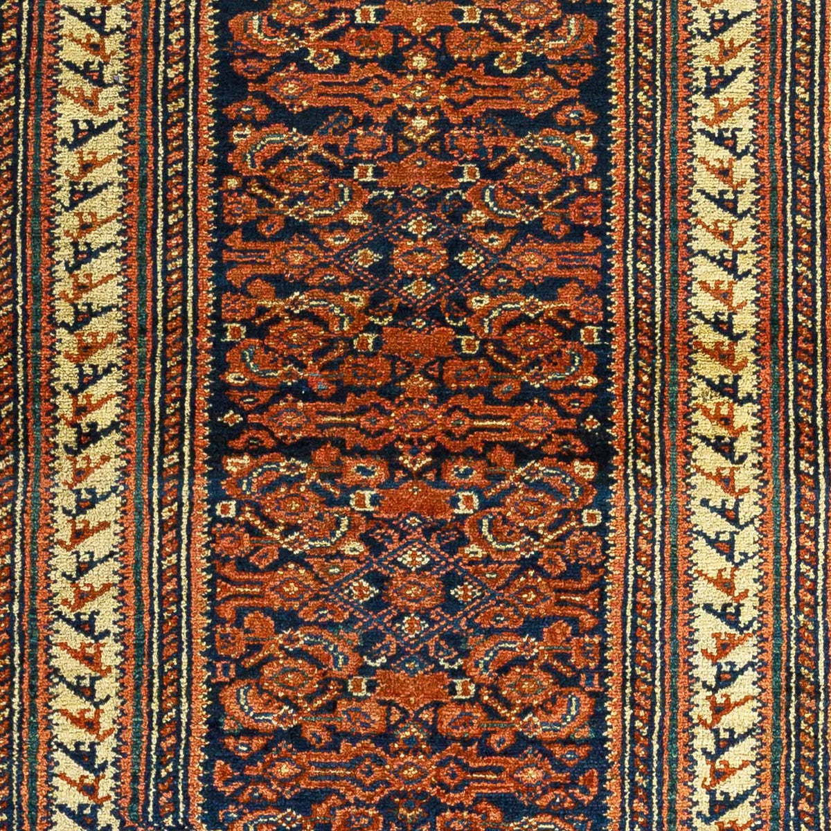 Antique Persian #81 Sarab Rust Rug 3.10&#39; x 6.9&#39;