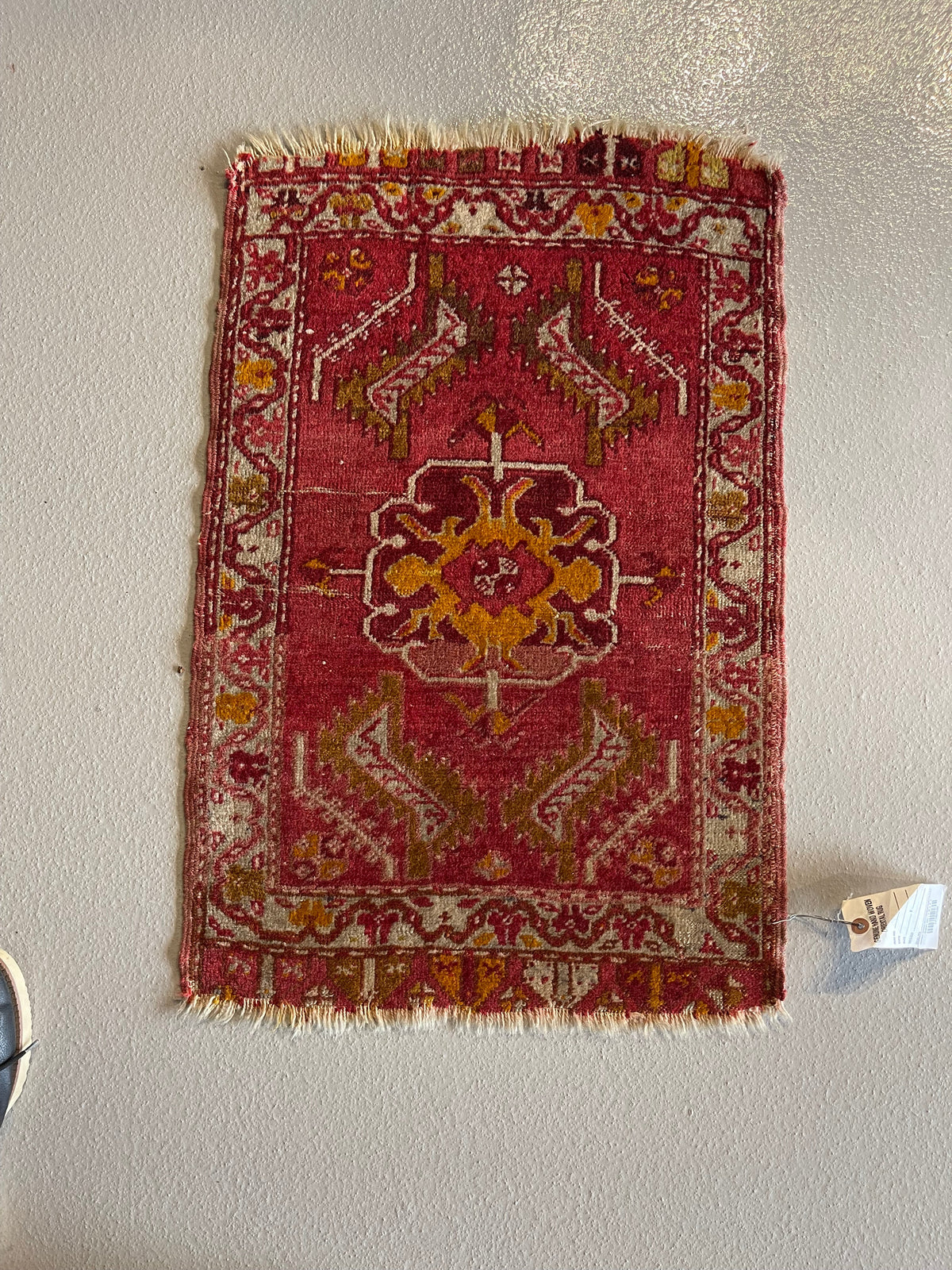 1.9&#39; x 2.7&#39; Antique Turkish #117 Oushak Red