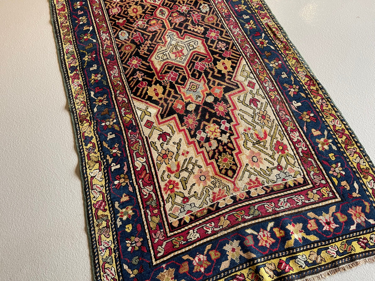 Antique Persian #120 Karabagh Red Rug 15.7&#39; x 3.8&#39;