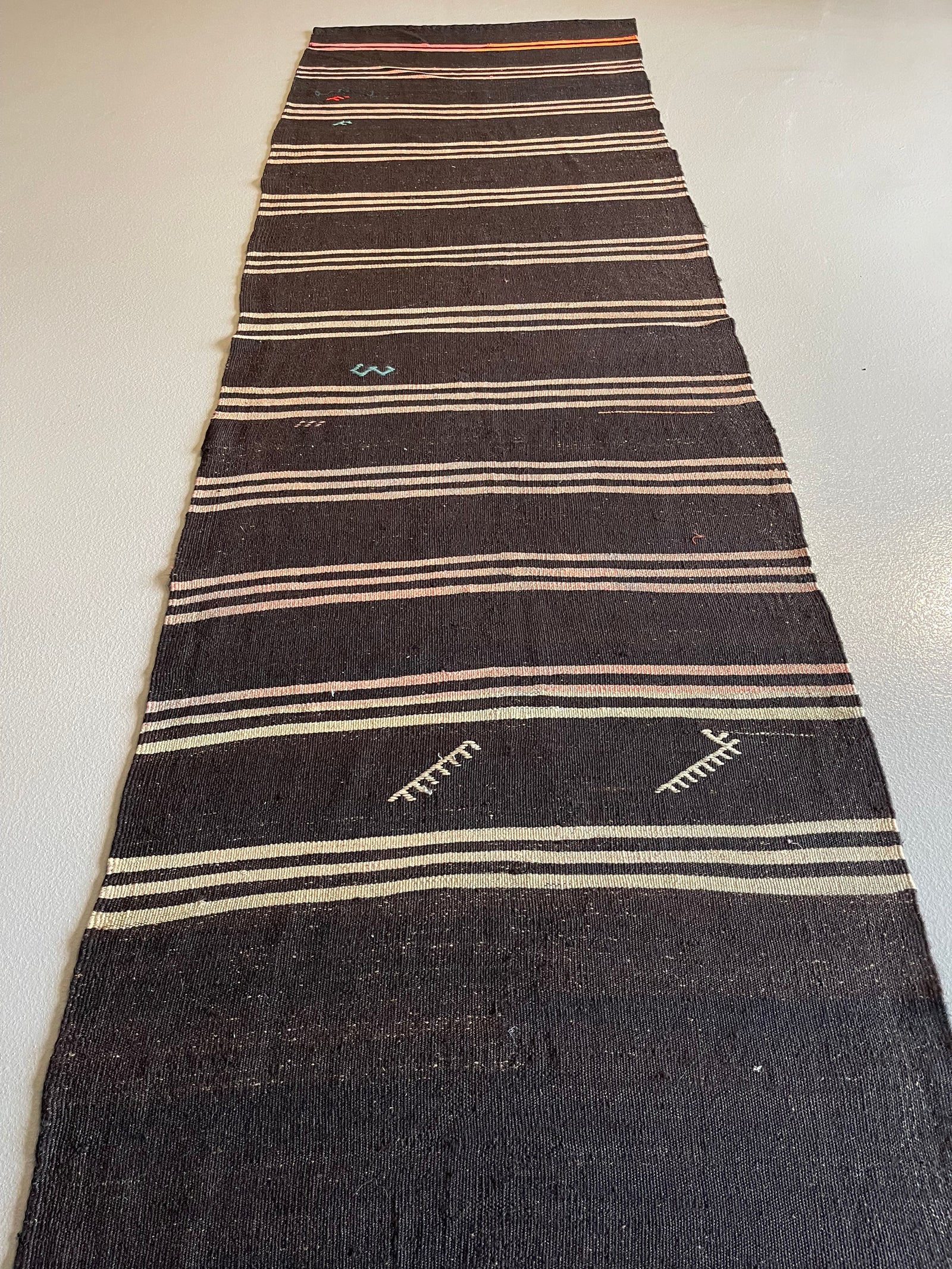 2.7' x 12.2' #148 Moroccan Kilim Runner 