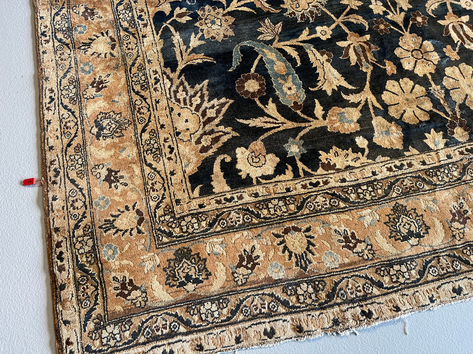 8.5' x 11' Antique Persian #24 Tabriz Beige Border 