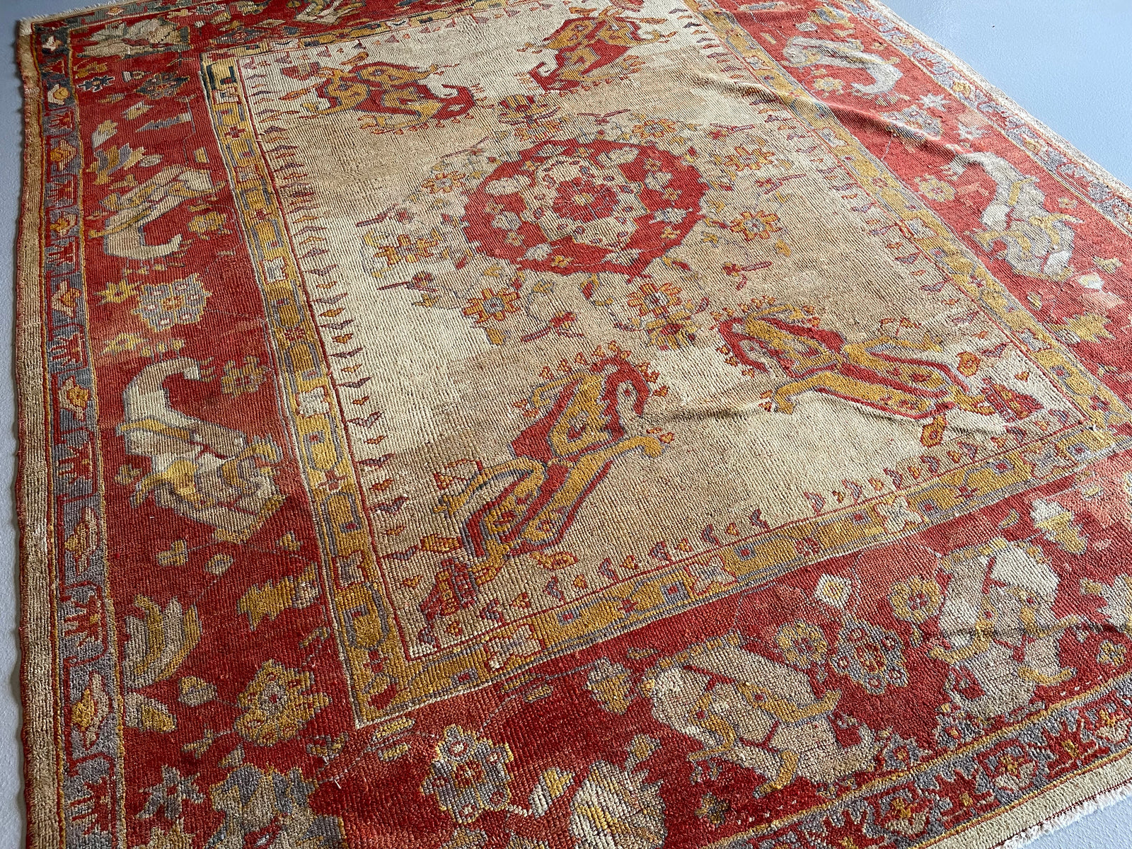 8' x 10' #2613 Turkish Oushak Rust 