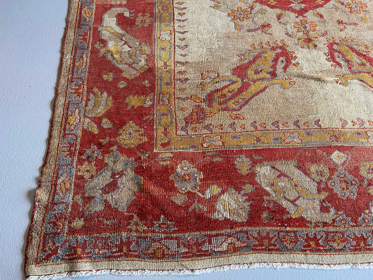 8&#39; x 10&#39; #2613 Turkish Oushak Rust