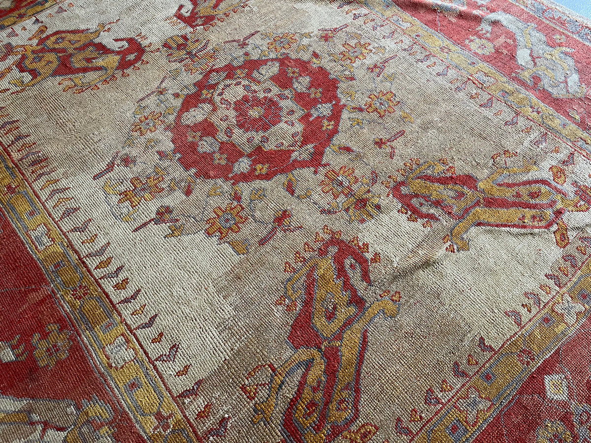 8&#39; x 10&#39; #2613 Turkish Oushak Rust
