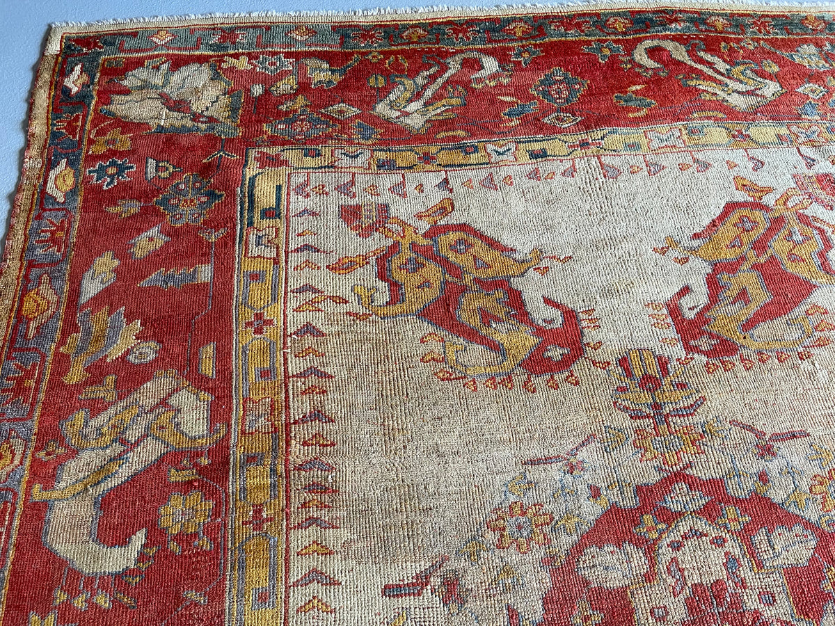 8&#39; x 10&#39; #2613 Turkish Oushak Rust