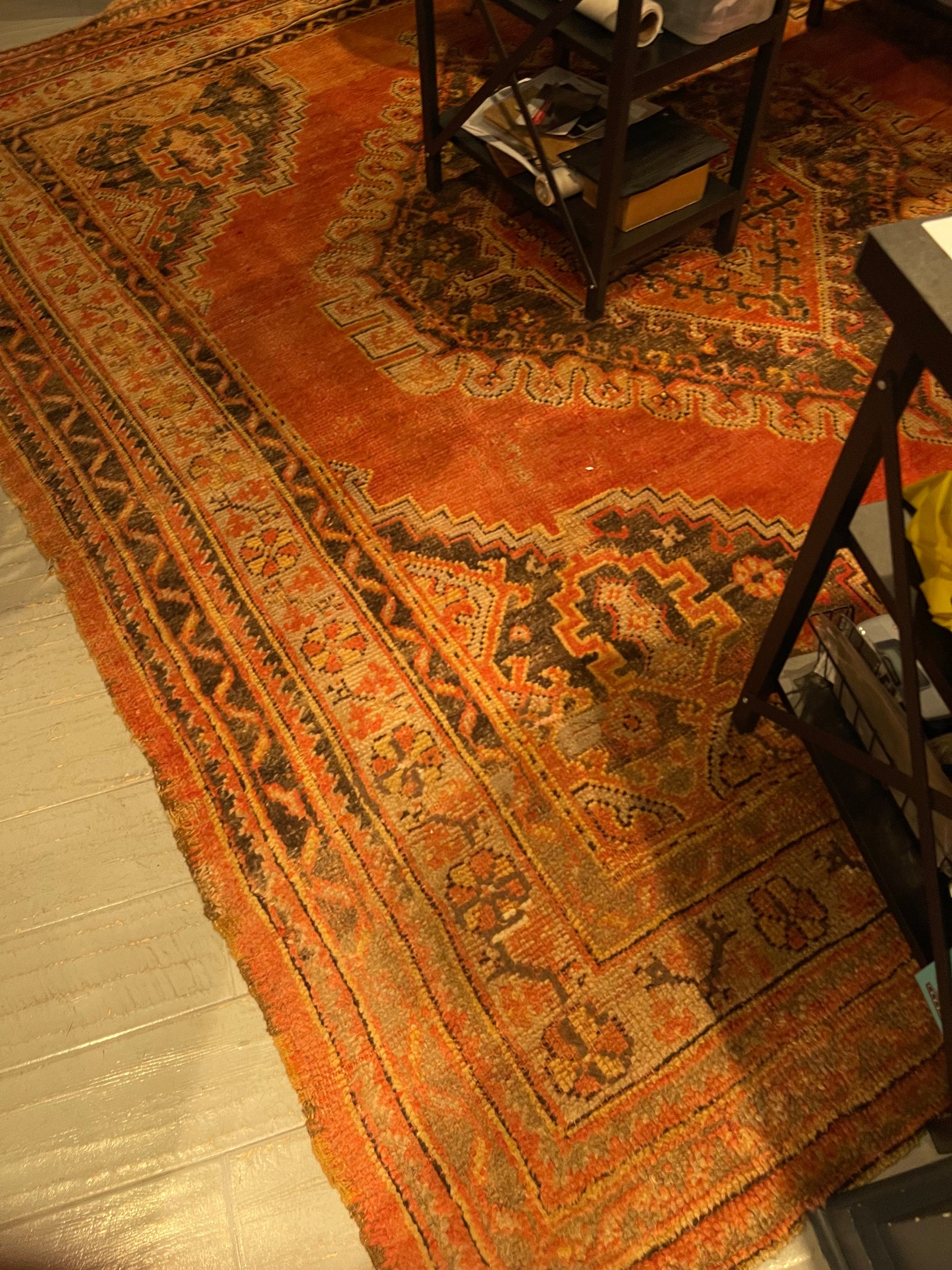 8.9' x 9.8' #2675 Turkish Oushak Brown 