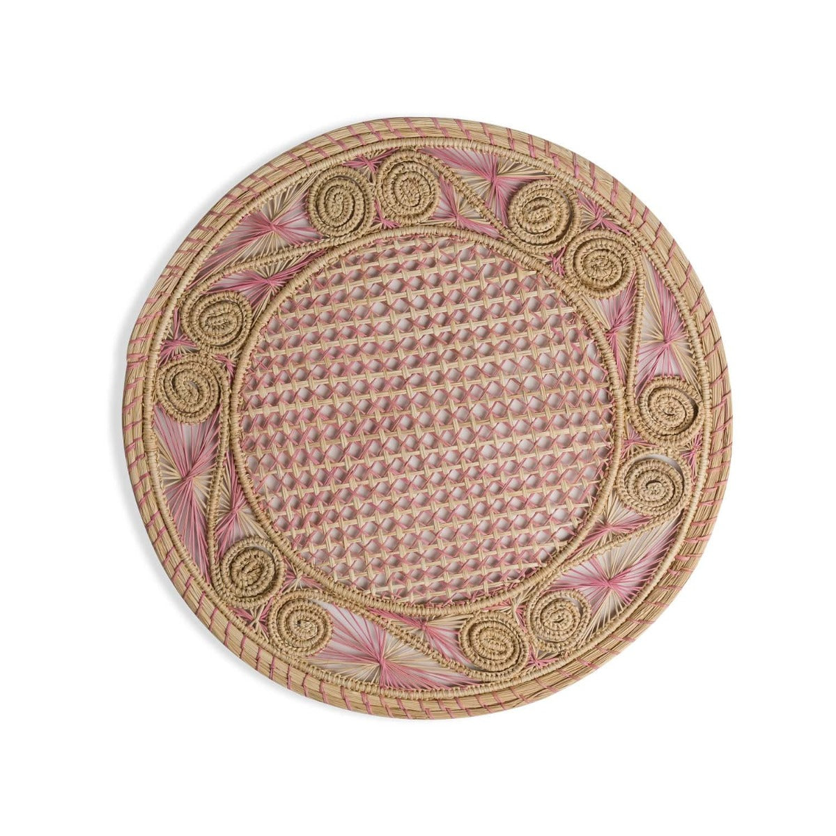 Round Woven Raffia Placemat, Set of 6 - Tent New York