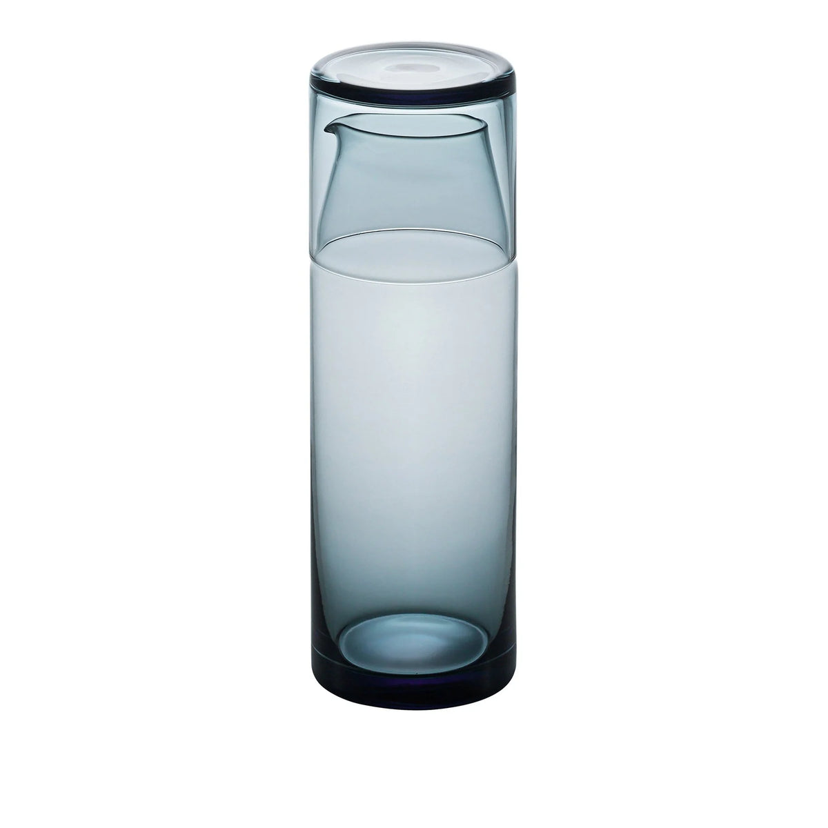 Sugahara Night Glass Carafe with Tumbler, 12 Oz