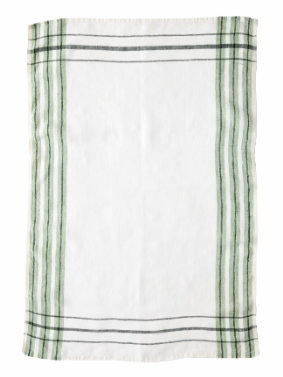 Brogue Stripe Linen Tea Towel