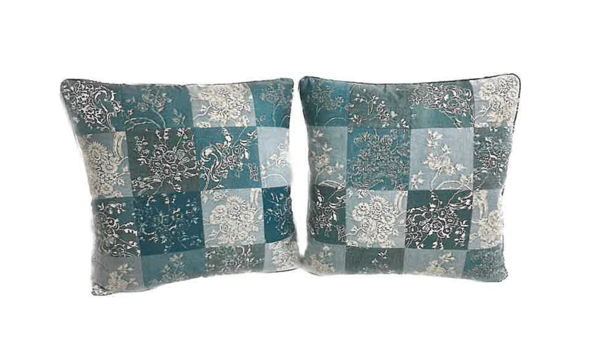 Patchwork Pillow 19X19 Pair