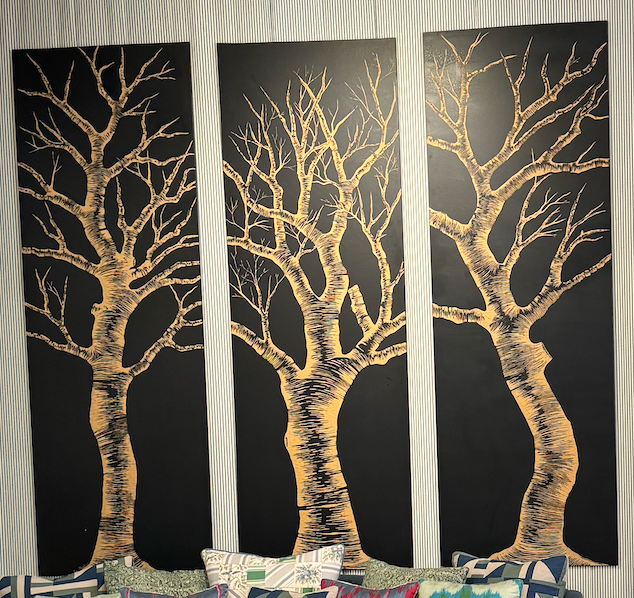 Carved Wooden Panels Argentine Artist Pimi Pampillo 