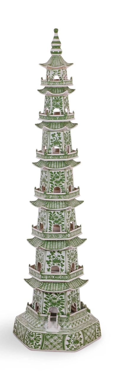 48&quot; Green 8 Layer Pagoda
