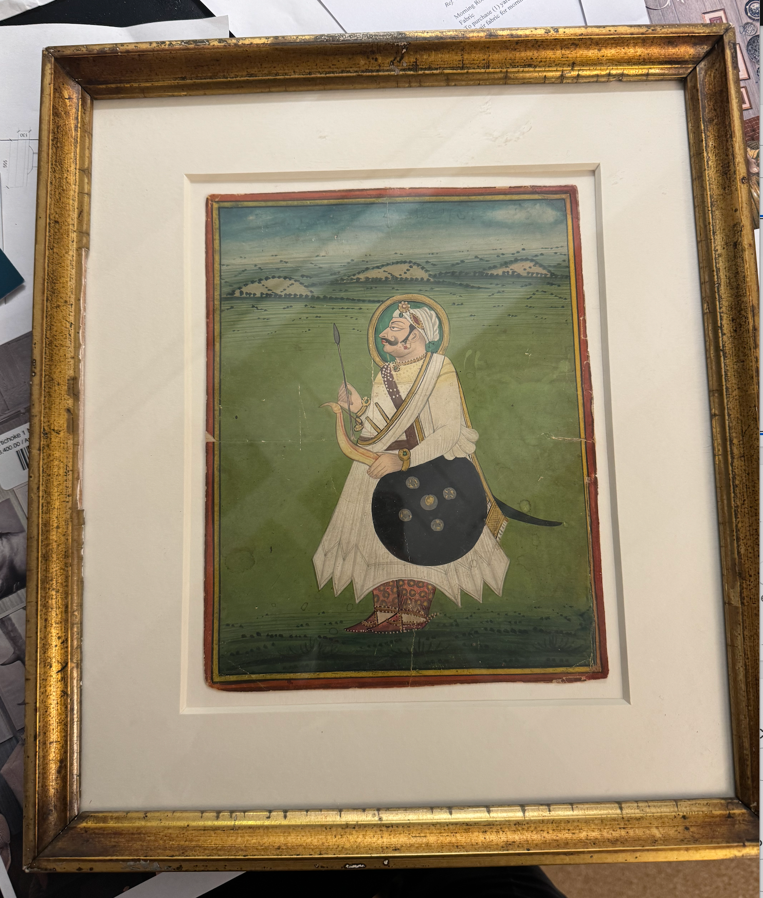 Indian Miniature Watercolor 