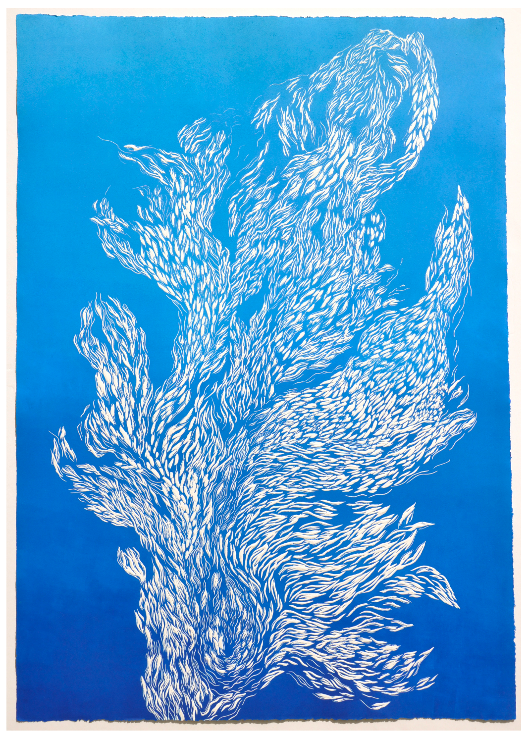 Cristina Avello Rugido en la inmensidad 3 2023 Unframed 