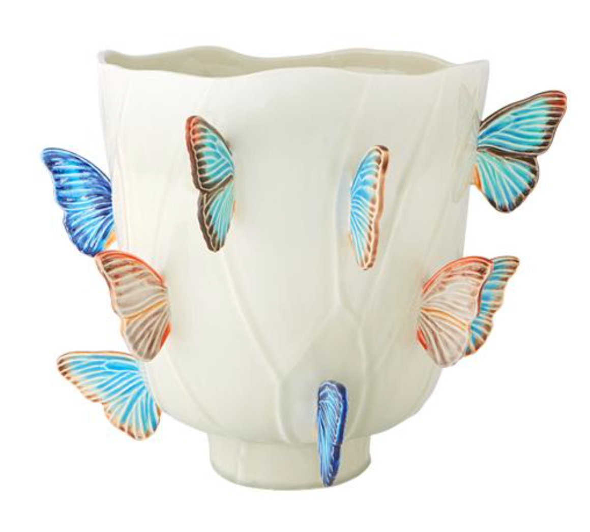 Bordallo XL Cloudy Butterflies Vase