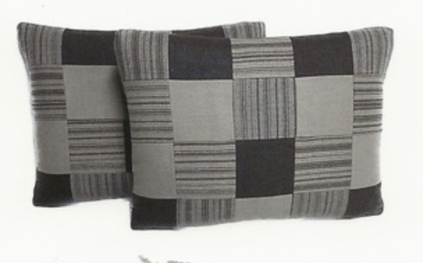 Fortuny Melange Wool Patchwork Pillows - 16x20 - EACH