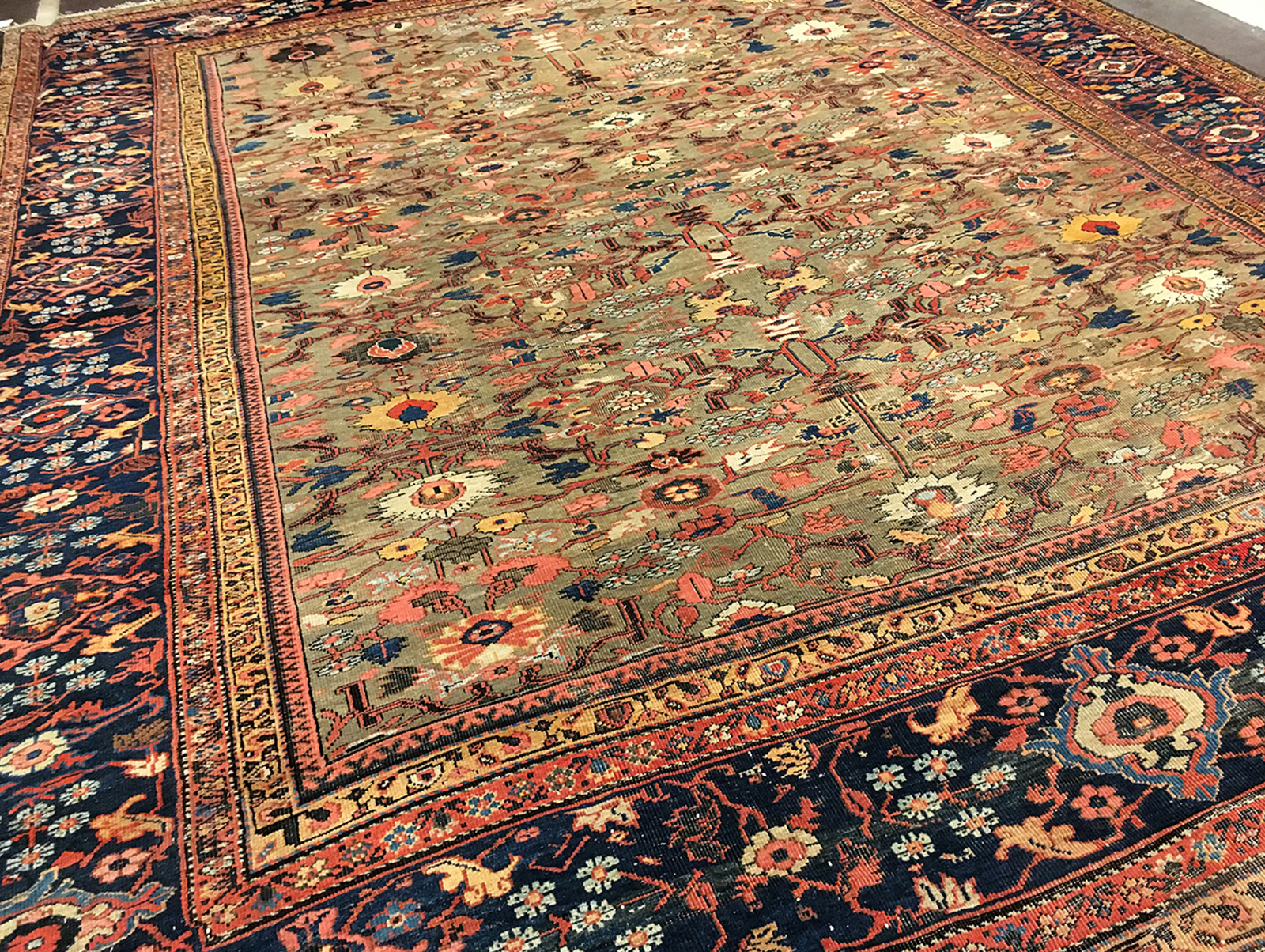 11.9' x 14.9' #80007 Antique Fereghan Rug - 50% OFF ONLY 