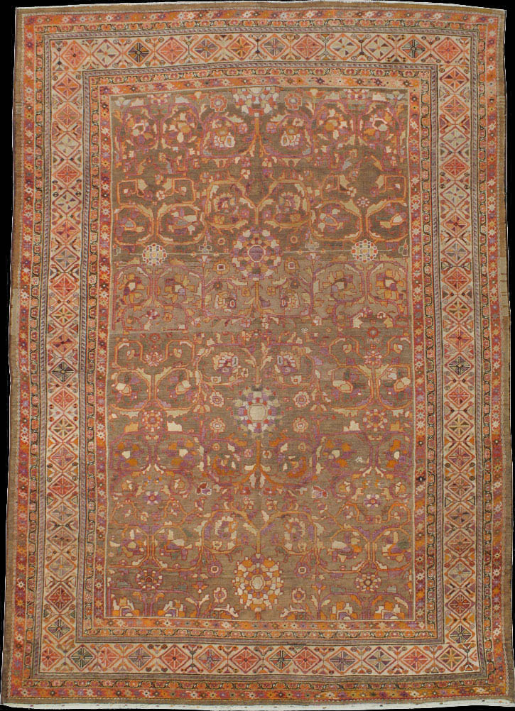Antique Malayer Rug 6&#39;8&quot; X 9&#39;3&quot;
