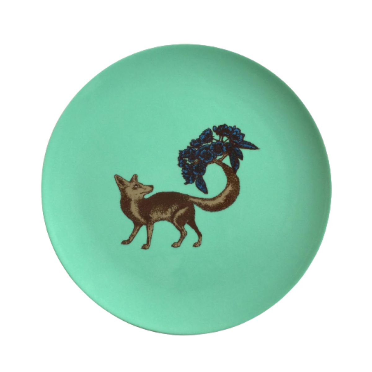 Puddin' Head Fox Porcelain Plates, Set of 2 