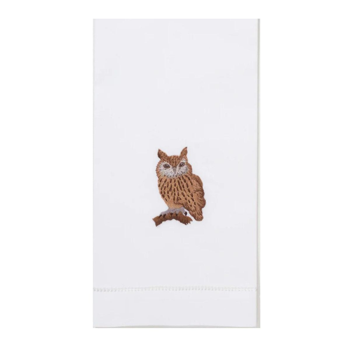 Henry Handwork Owl Embroidered Hand Towel 