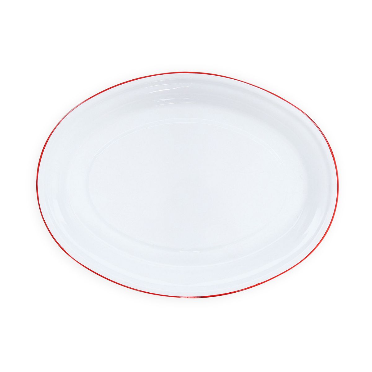 Enamel Oval Platter 17