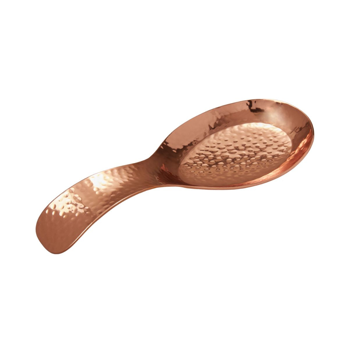 Hammered Copper Spoon Rest