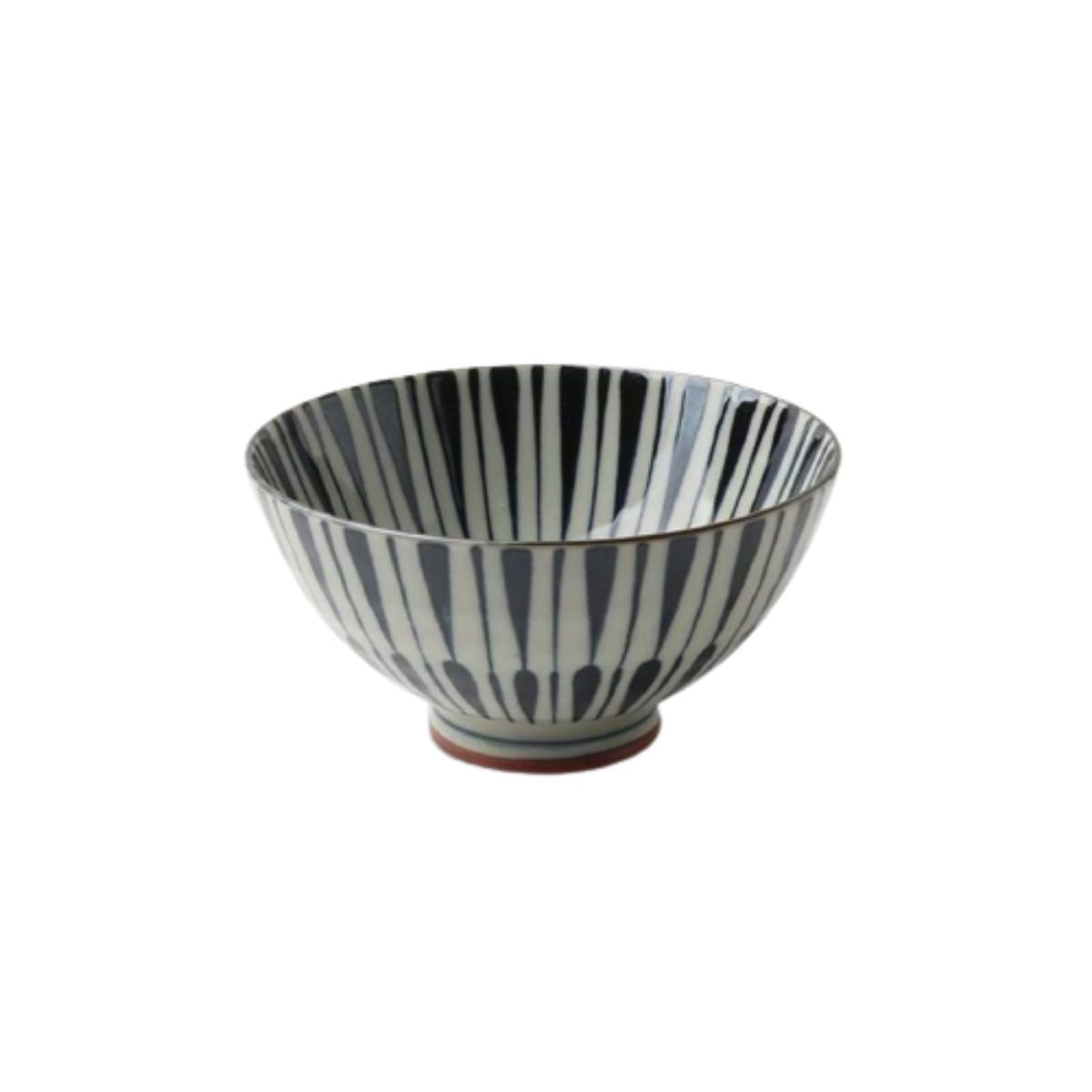 Indigo Stripe Rice Bowl 
