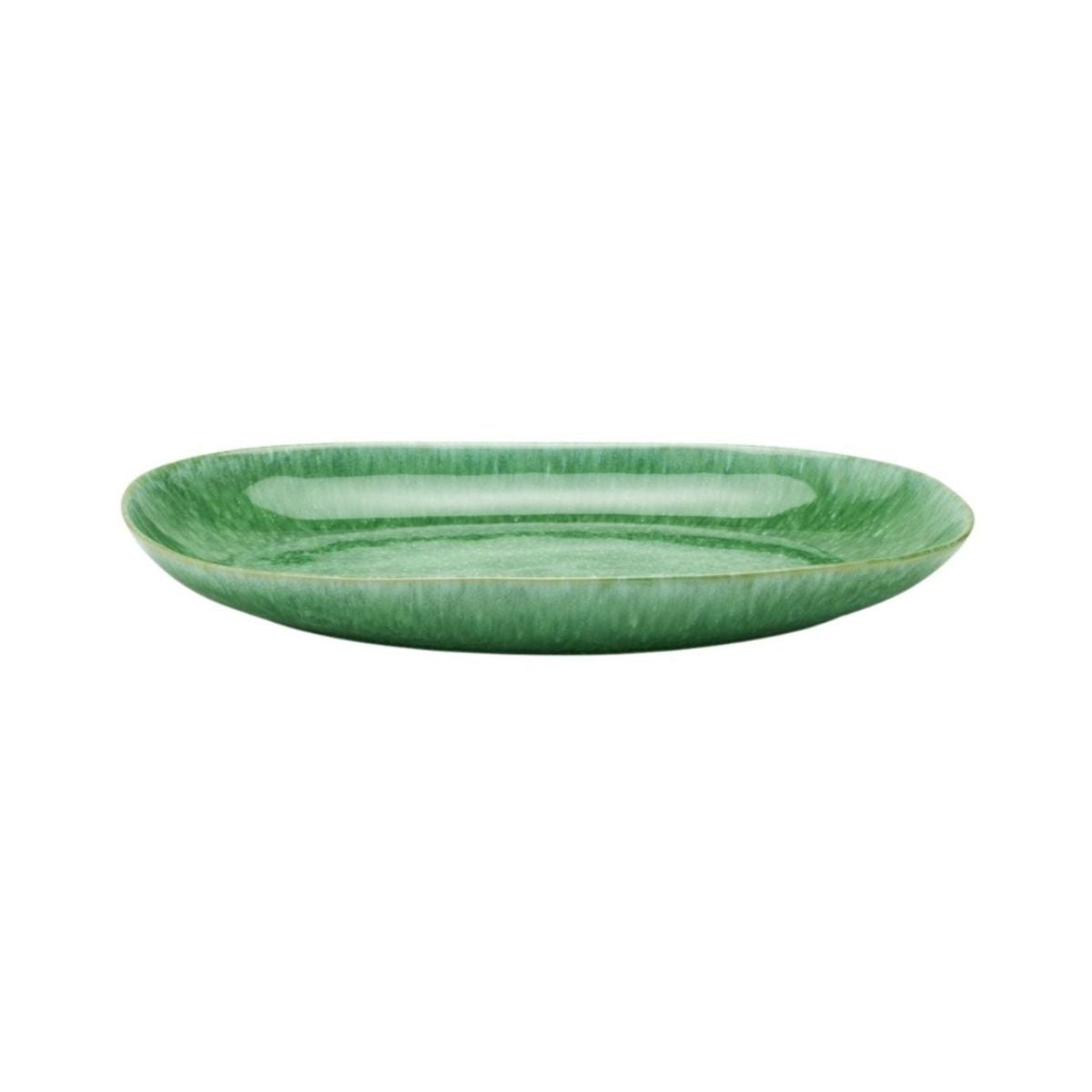 Emerald Glaze Stoneware Platter