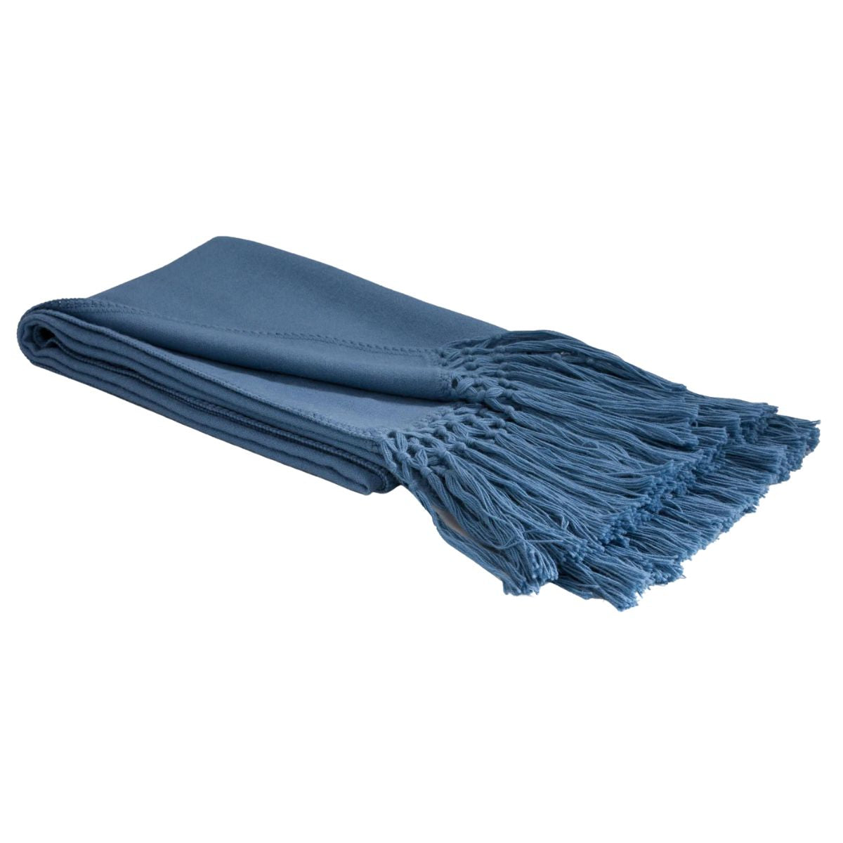 Baby Alpaca Woven Throw with Fringe Detail 