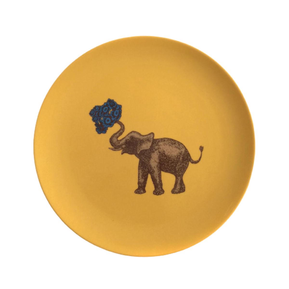 Puddin&#39; Head Elephant Porcelain Plates, Set of 2