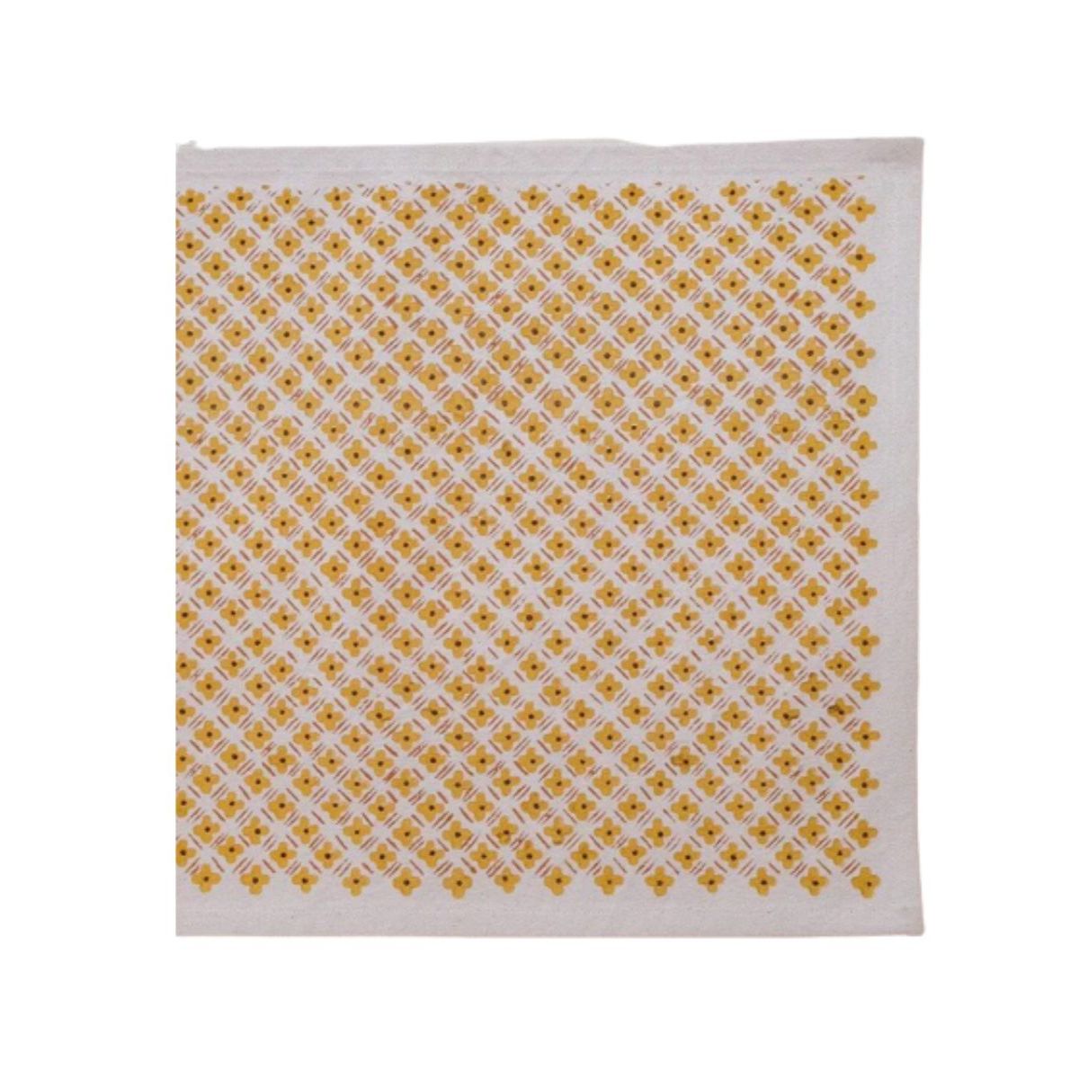 Anita Hand Block Printed Geometric Cotton Placemats, Set of 4 