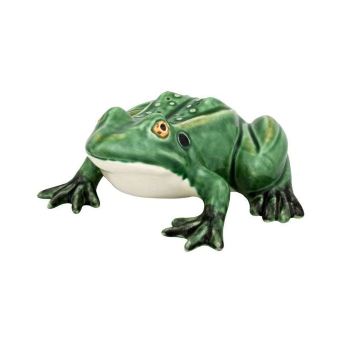 Bordallo Pinheiro Frog Sitting Down, Medium
