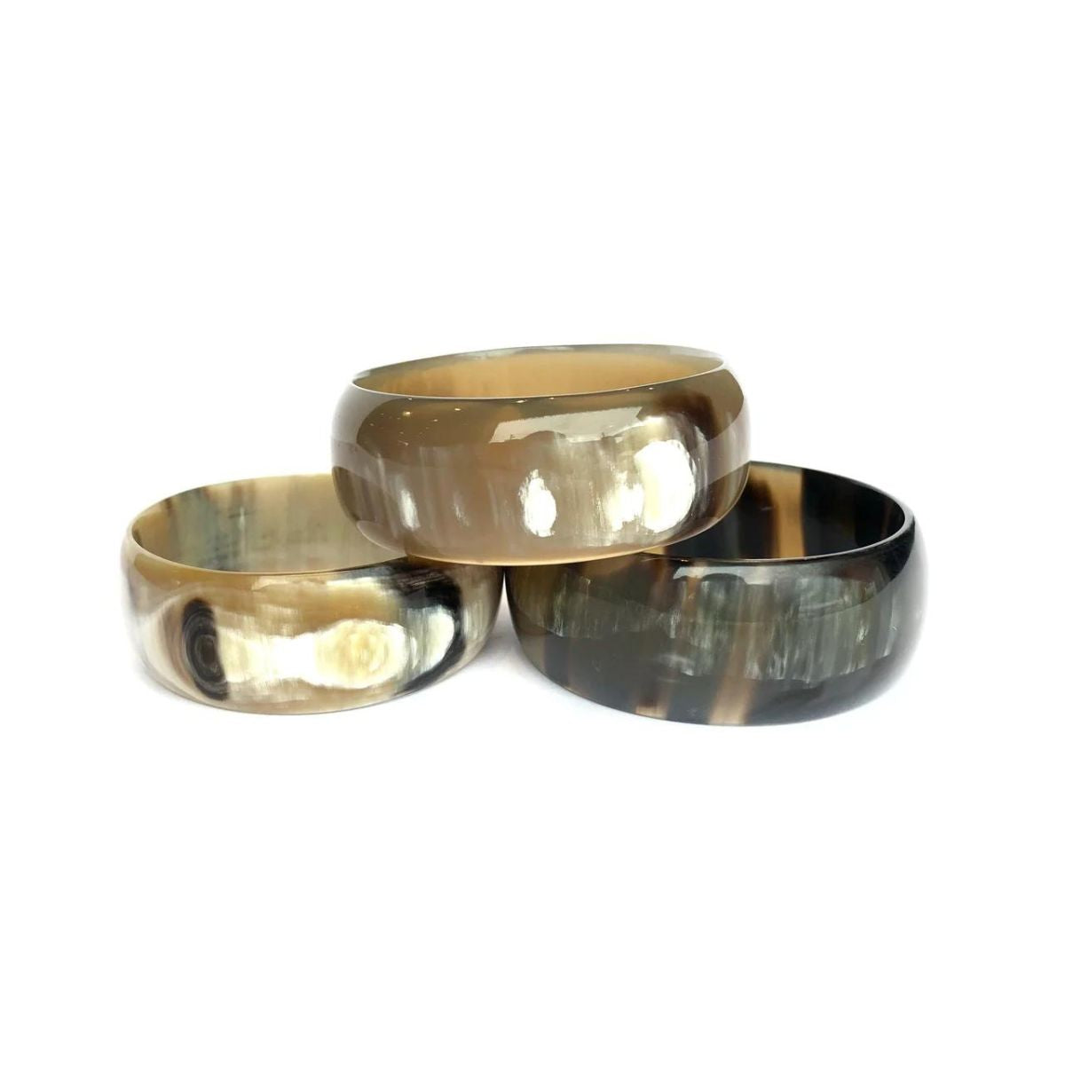 Cow Horn Bangle Bracelet 