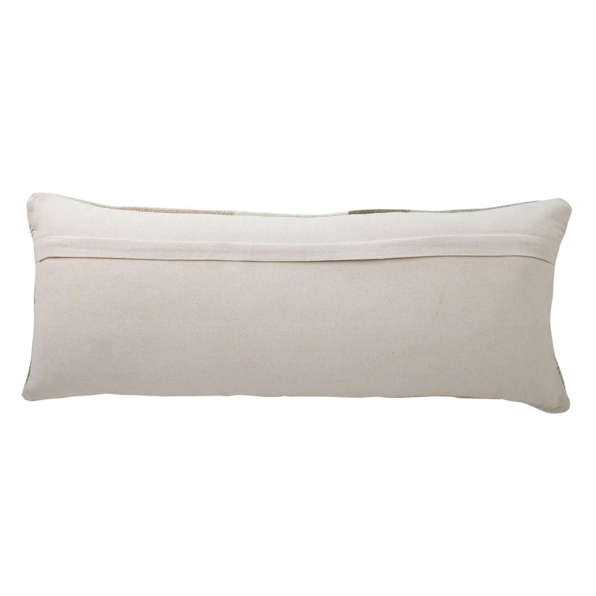 Geo Shapes Cotton Hand Loomed Lumbar Pillow