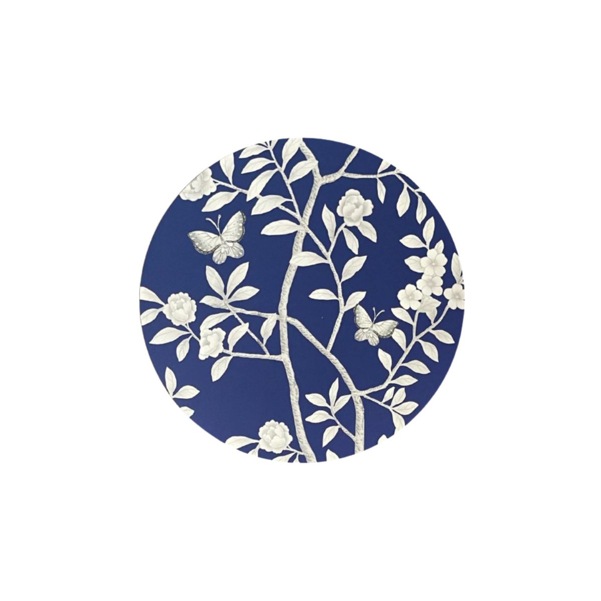 Chinoiserie Wooden Coasters, Set of 4