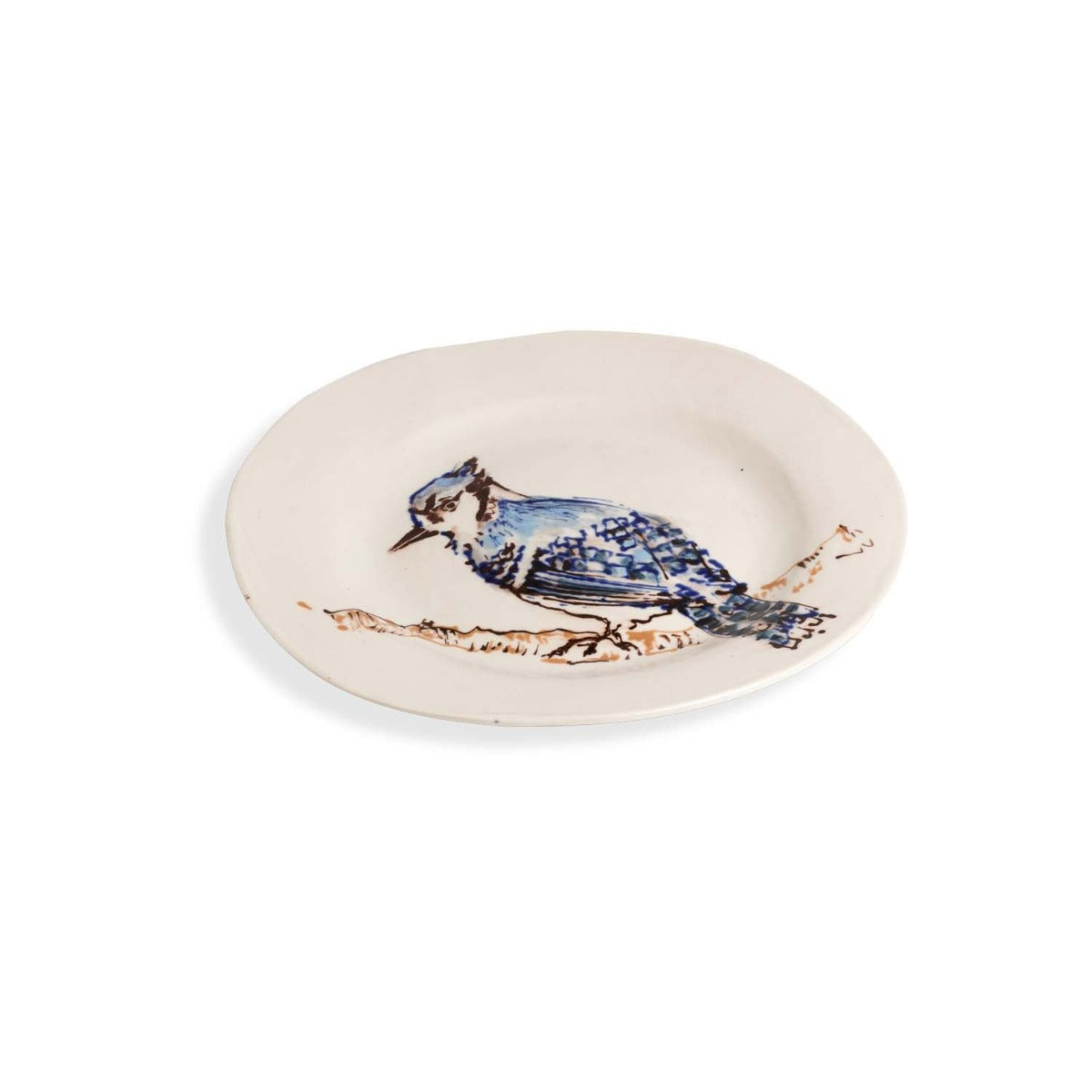 Handpainted Ceramic Bird Plates 