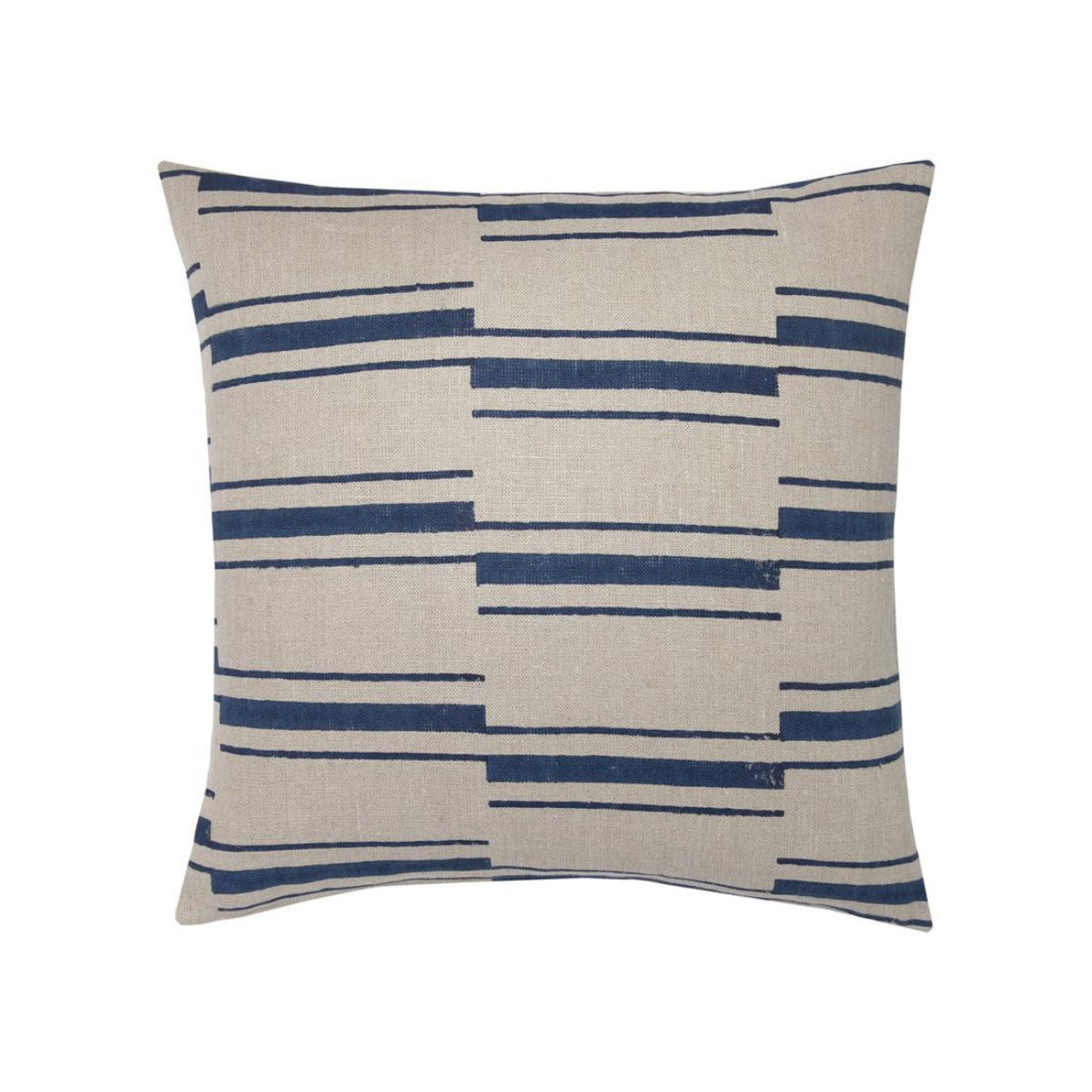 Beni Stripe Printed Linen Pillow 
