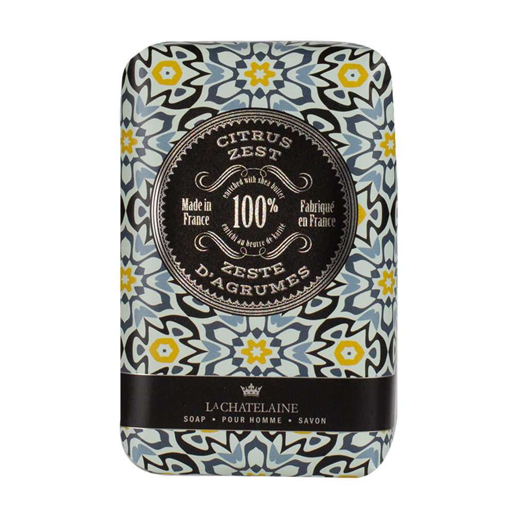 La Chatelaine Hand Wrapped Luxury Soap for Men 