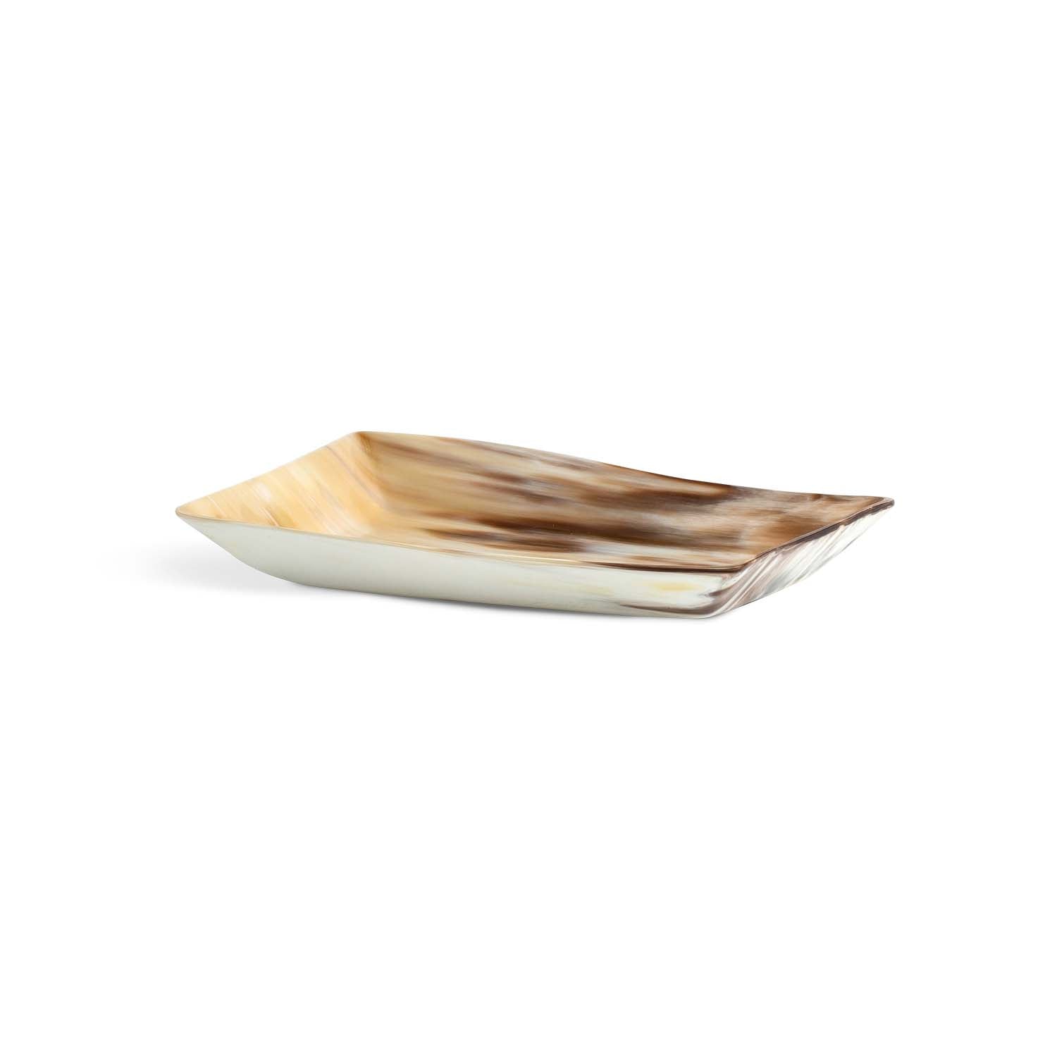 Cow Horn Rectangular Dish 