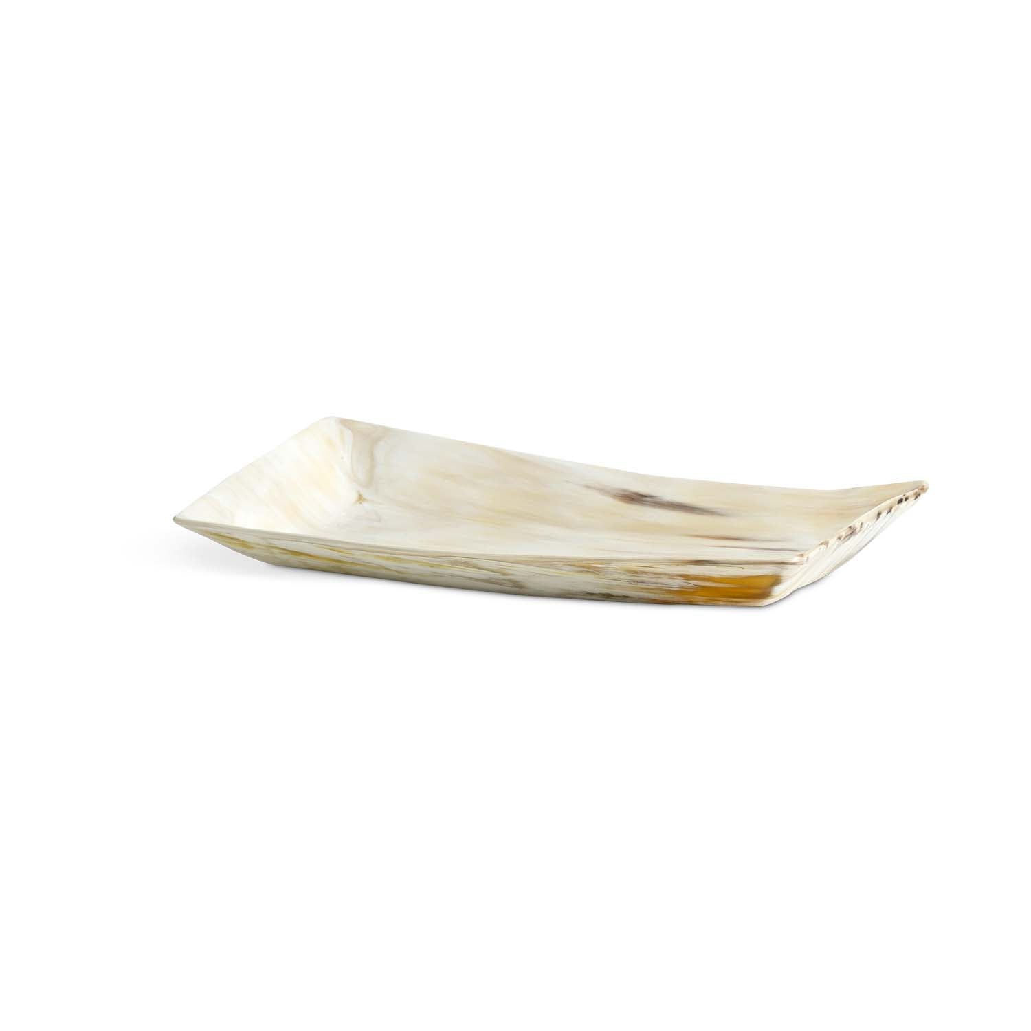 Cow Horn Rectangular Dish 