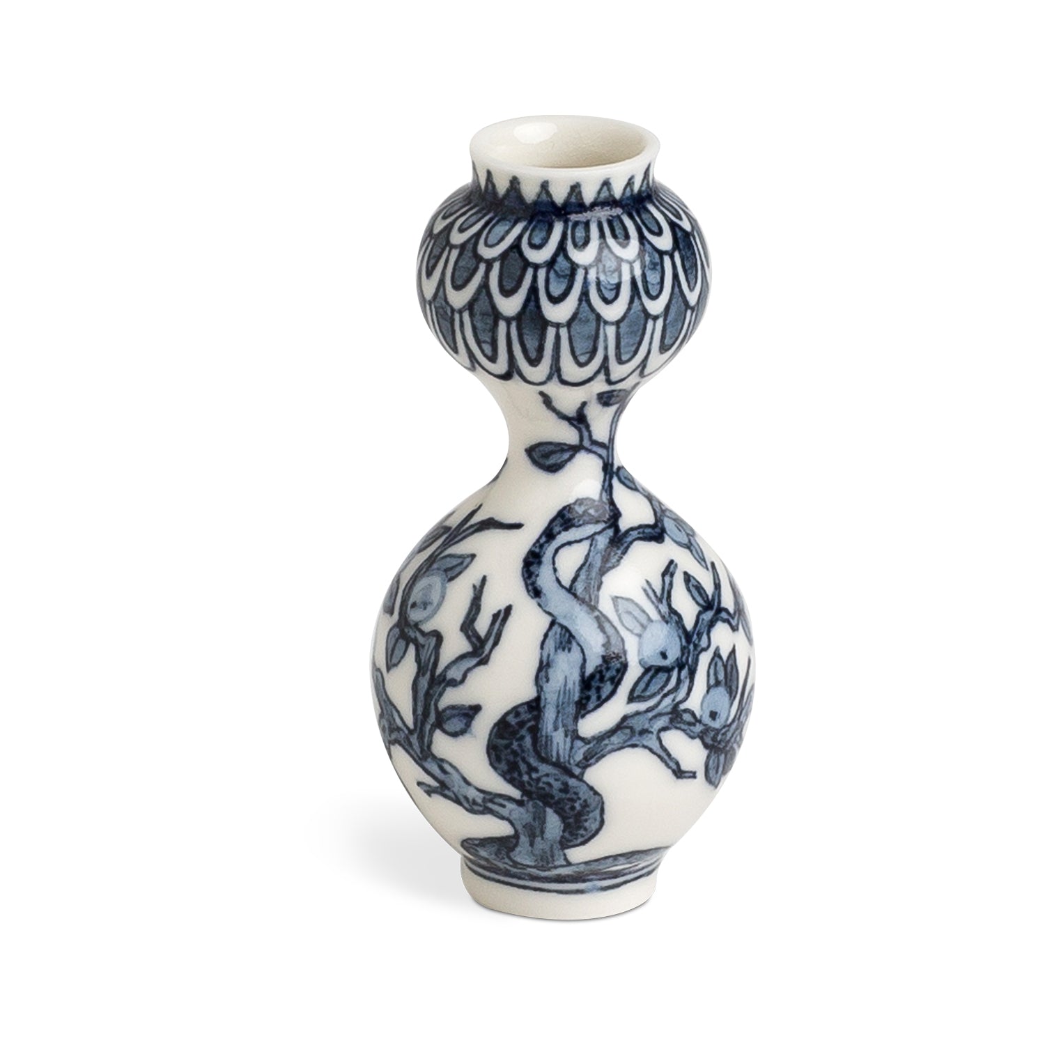 Japanese Hand Painted Miniature Pots 