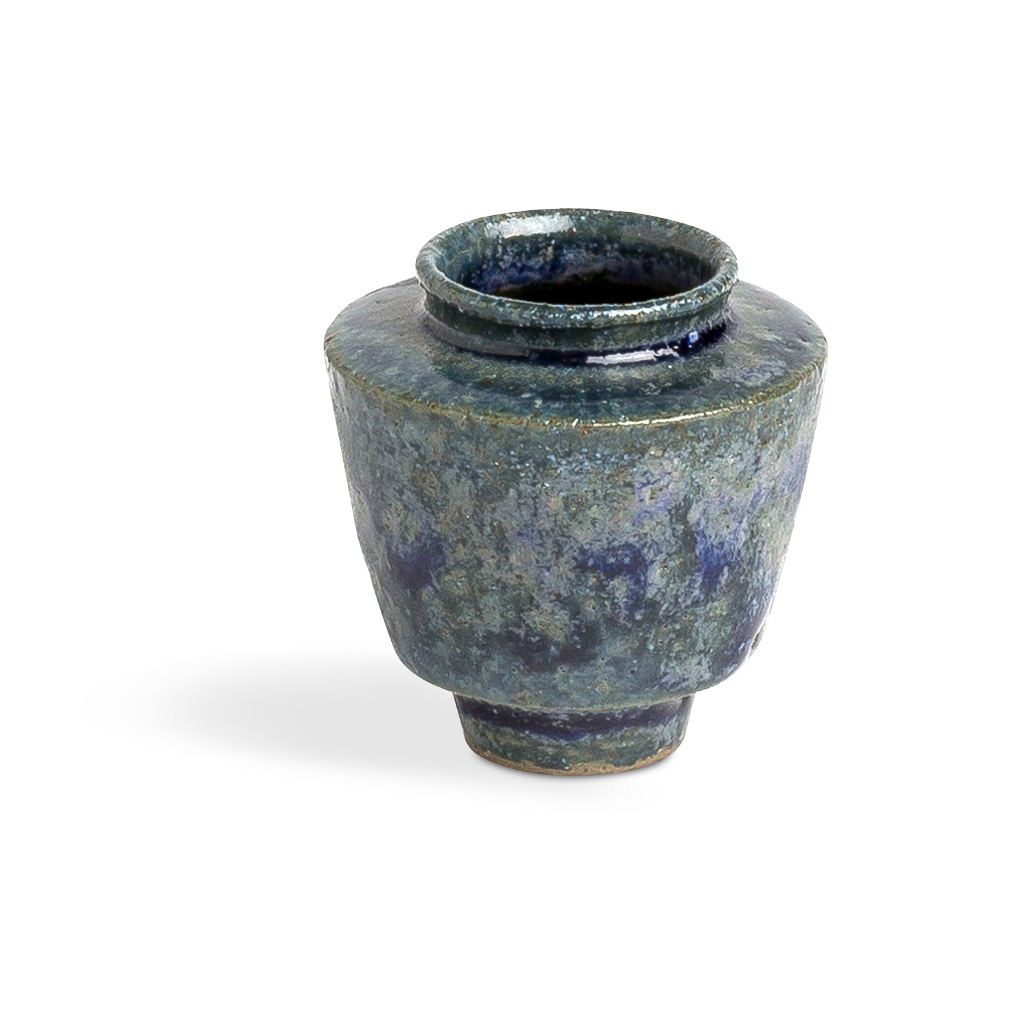 Small Japanese Glazed Porcelain Miniature Pots 