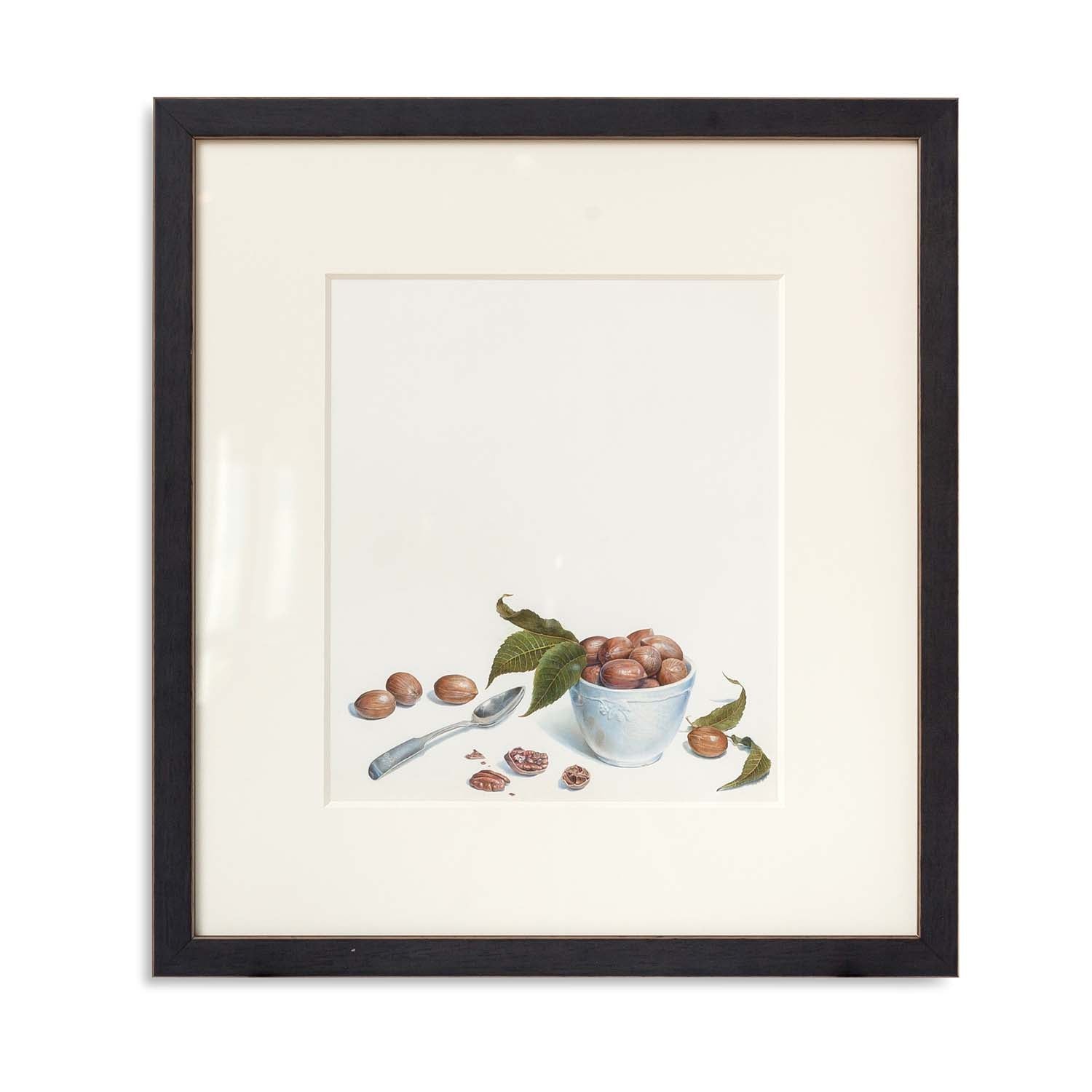 Bowl of Nuts Watercolor 