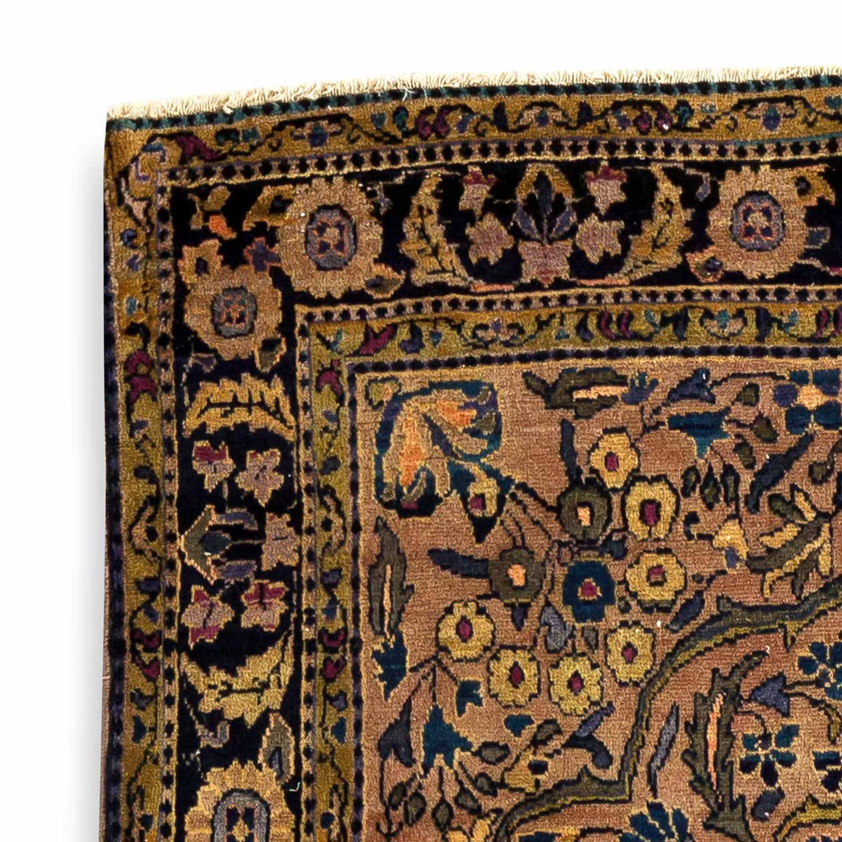 Antique Persian #109 Sarouk Beige Rug 3.3&#39; x 5.1&#39;
