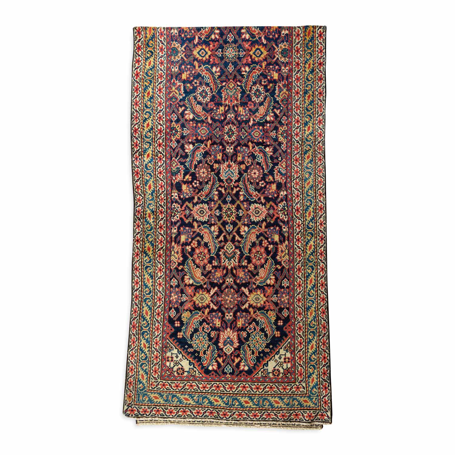 3' x 12.10' Antique Persian #128 Sultanabad Navy Runner 