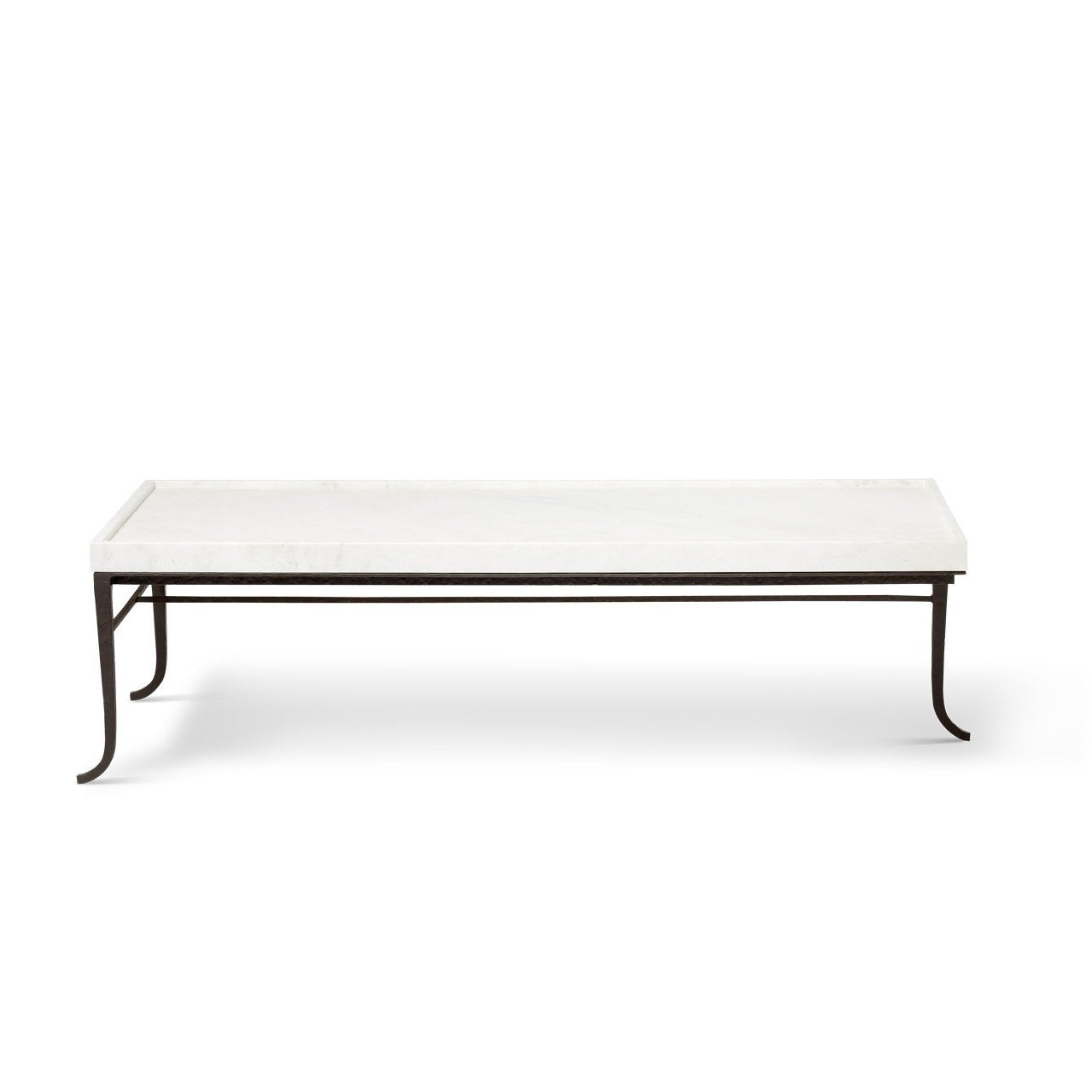 Kerylos Marble and Iron Coffee Table 