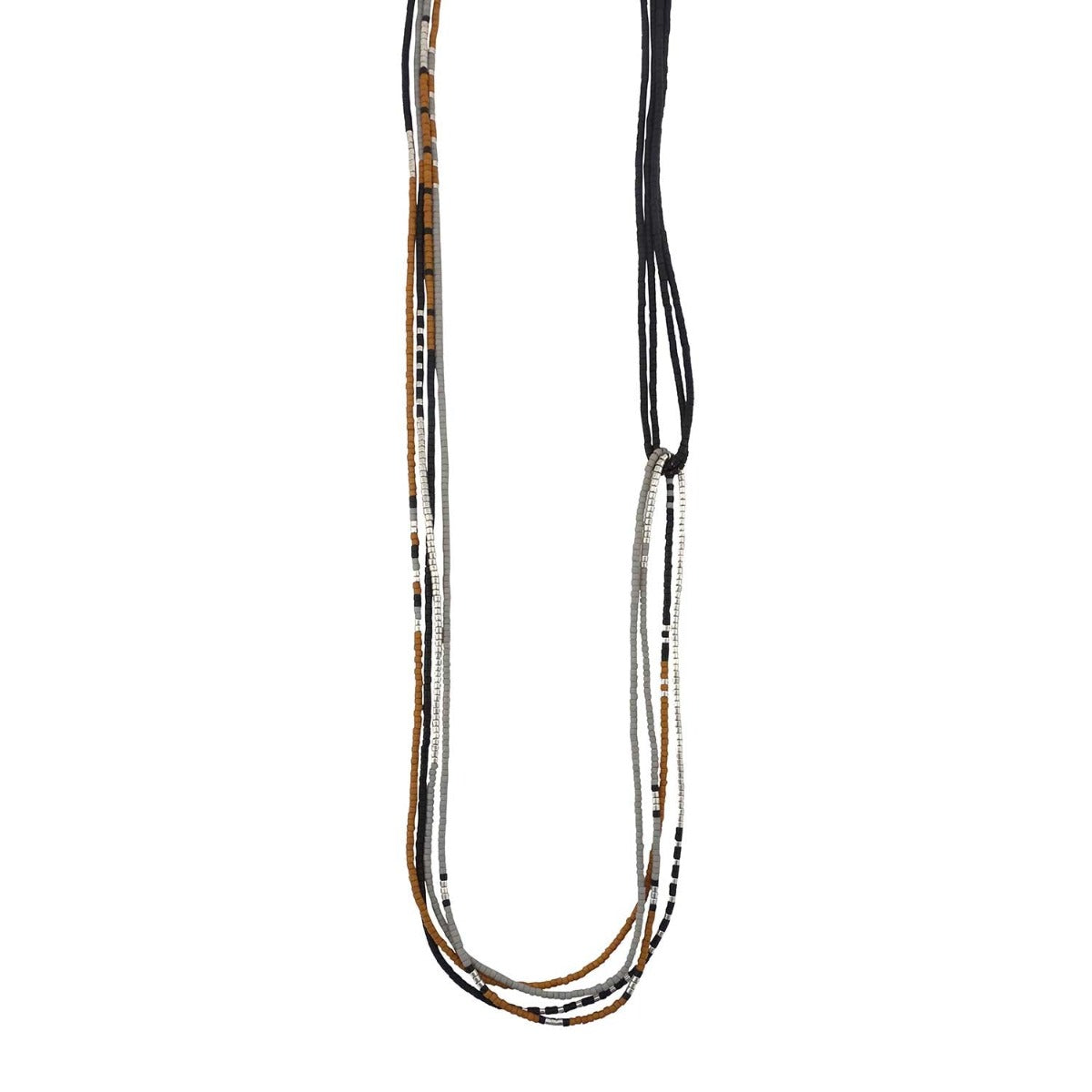 Abacus Row Sunda Glass Bead Necklace 