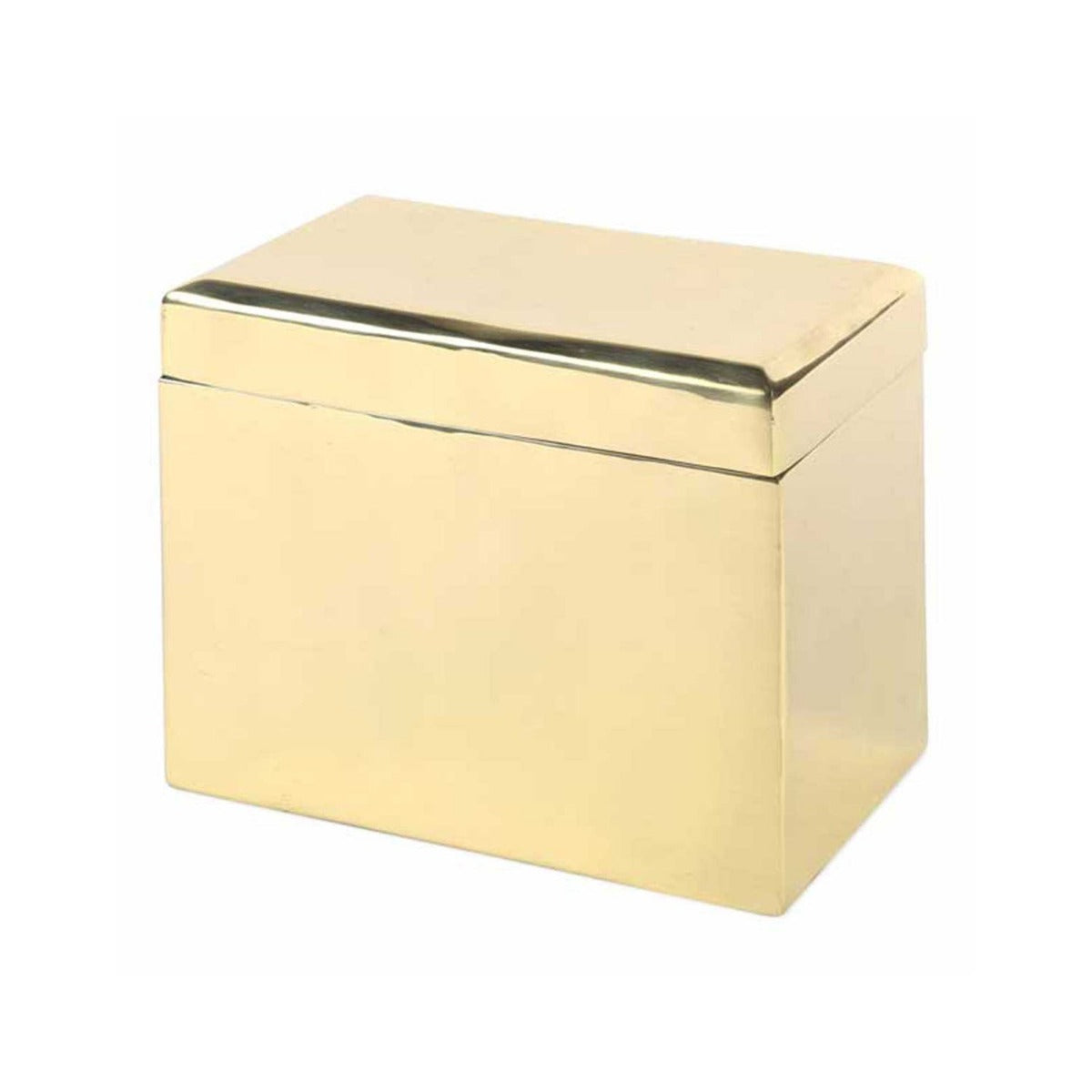 Brass Beveled Keepsake Box