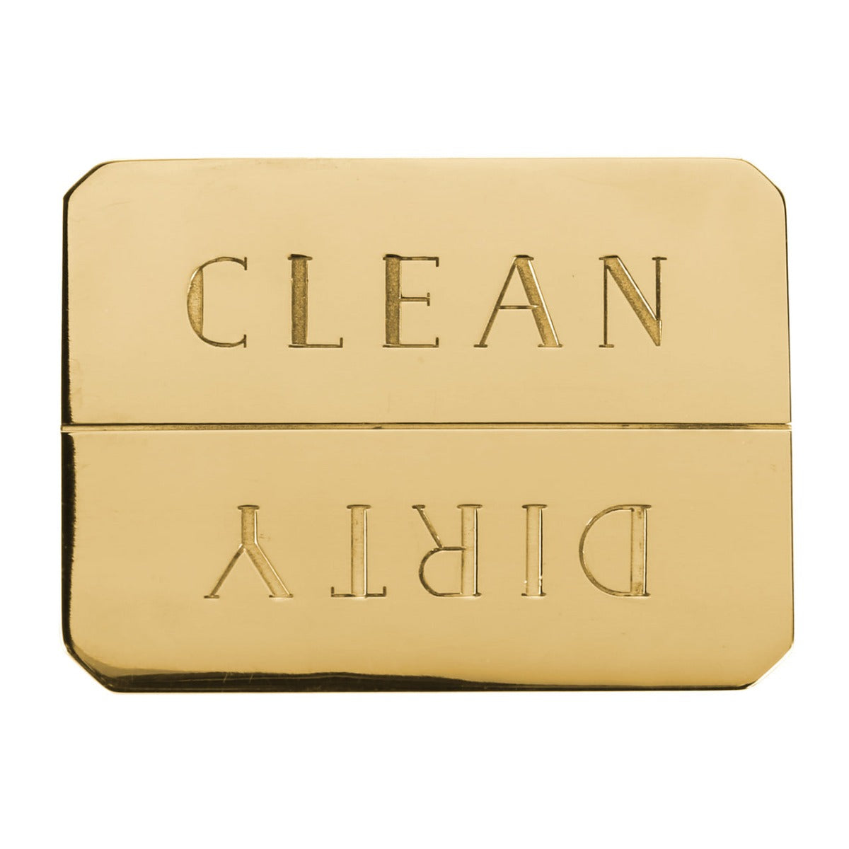 Brass Clean/Dirty Dishwasher Magnet