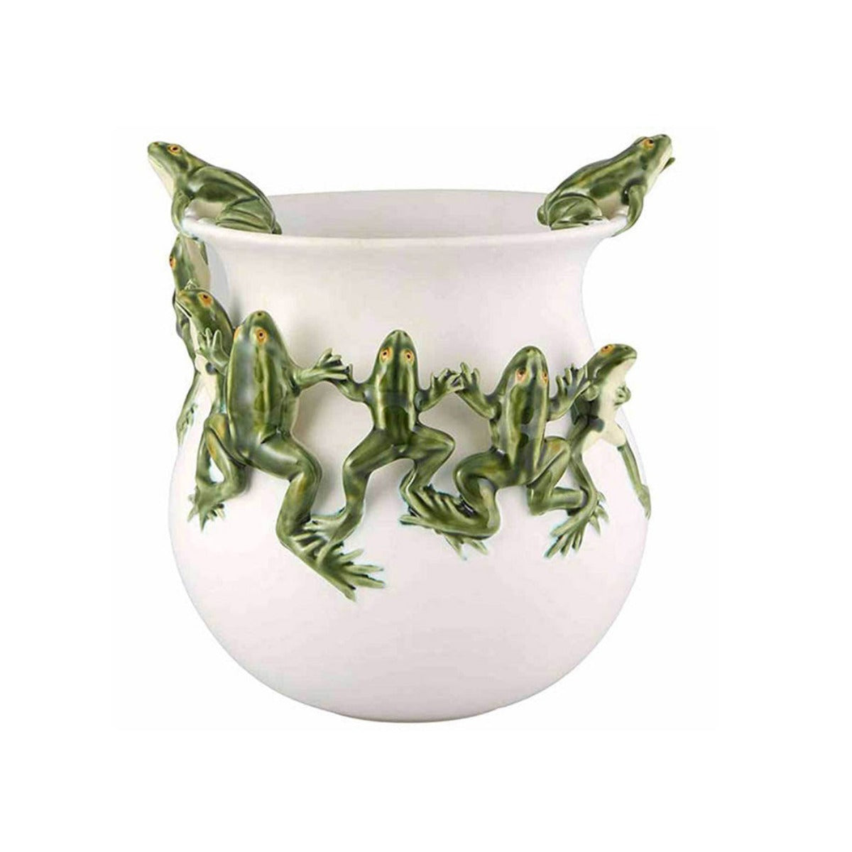 Bordallo Pinheiro Censurado Frog Dance Pot